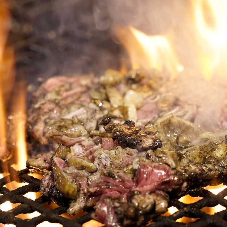 レア焼き!地鶏もも炭火焼真空パック 200g